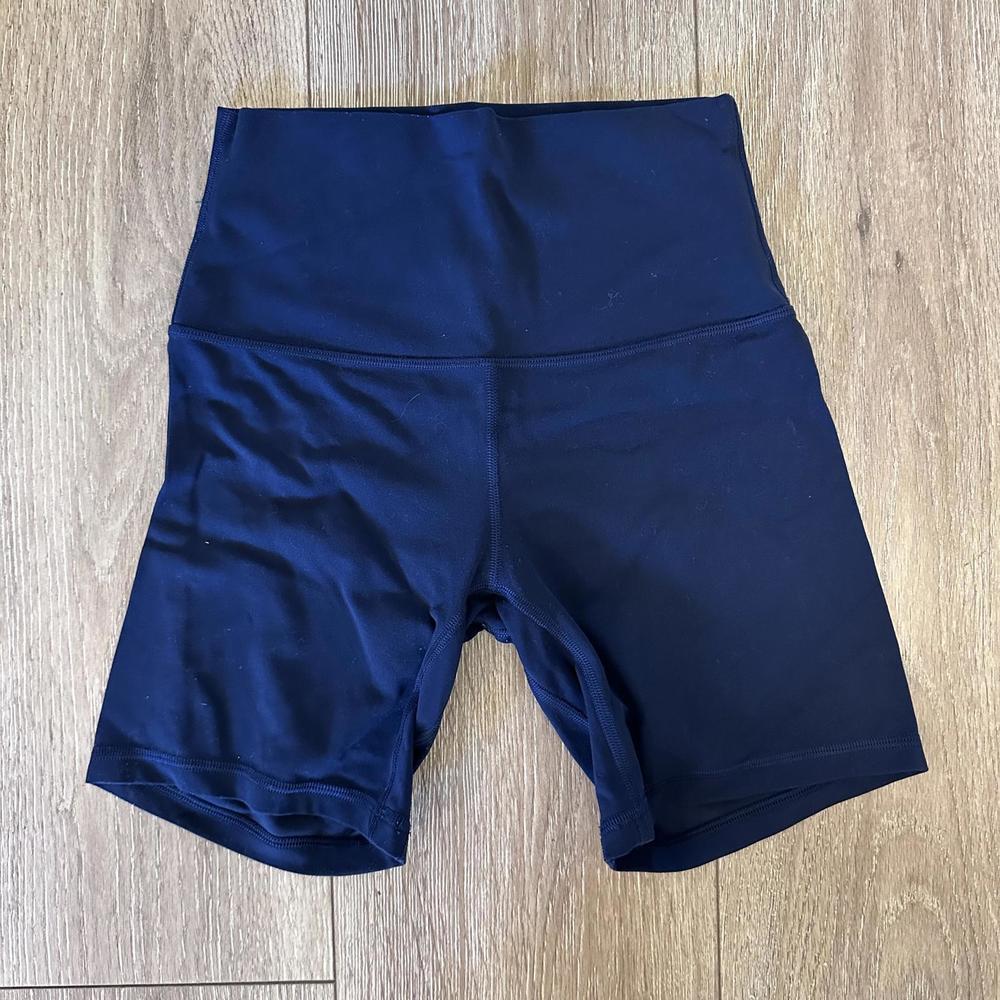 Lululemon Navy Bicycle Shorts